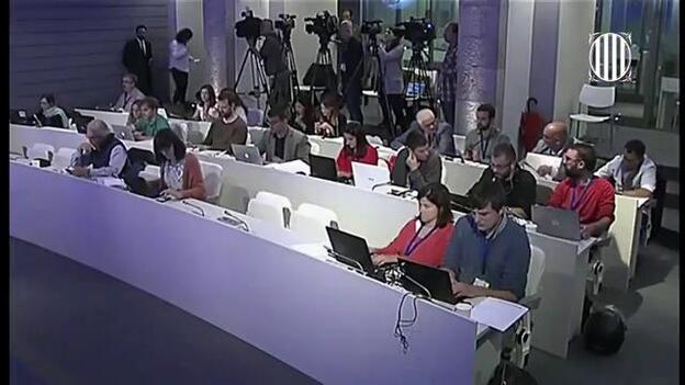 La portavoz del Govern se niega a responder preguntas hechas solo en castellano