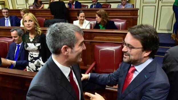 La alianza CC- PP se atasca ante el empeño de CC de que Clavijo siga en el Gobierno