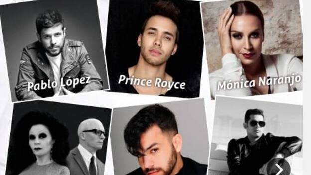 Cartel de lujo en el Isla Bonita Love Festival