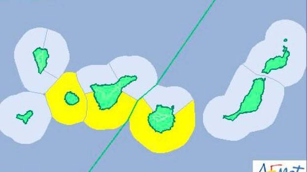 Aviso amarillo por fenómenos costeros hasta el martes en Gran Canaria, Tenerife y La Gomera