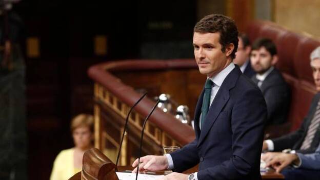 Casado ve en el "gran fracaso" de la investidura un espectáculo bochornoso