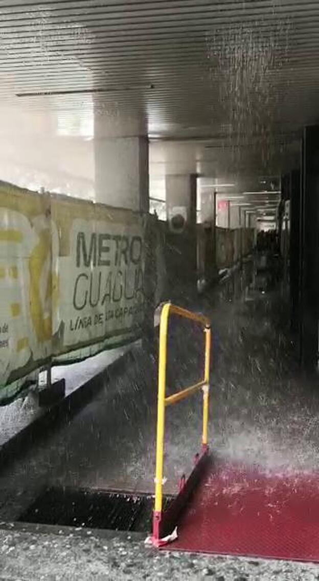 Nueva inundación en Mesa y López por la rotura de una tubería