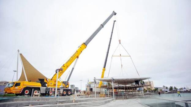 Sombra para el frente marítimo