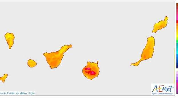 Aprieta el calor, sobre todo en Gran Canaria