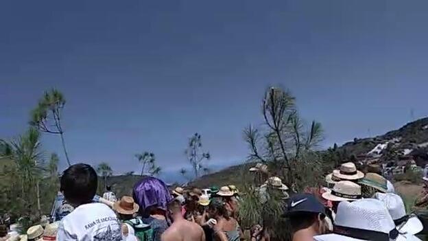 El incendio, desde la fiesta de Juncalillo