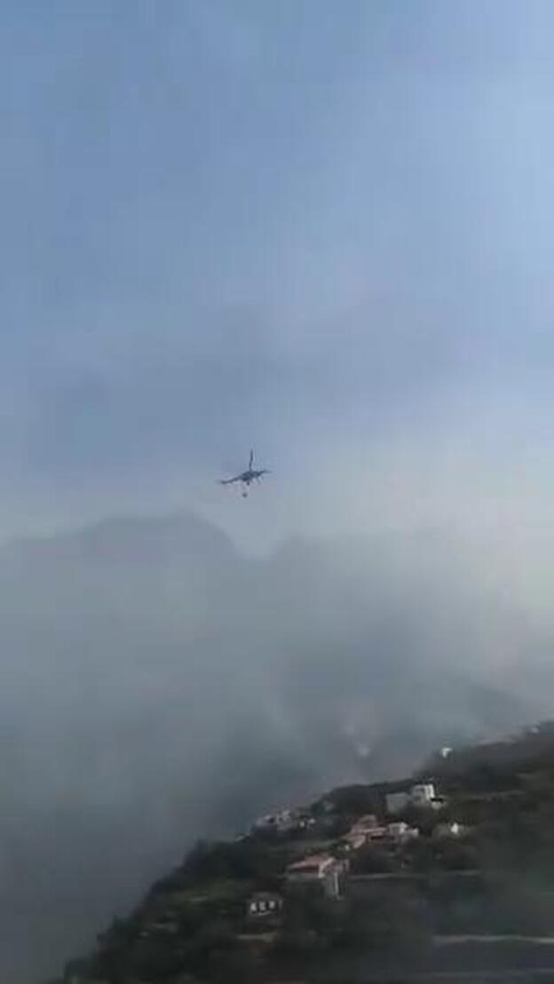 Los medios aéreos se centran en El Rincón