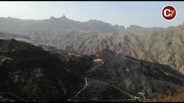 40 personas siguen sin poder salir por seguridad en Artenara