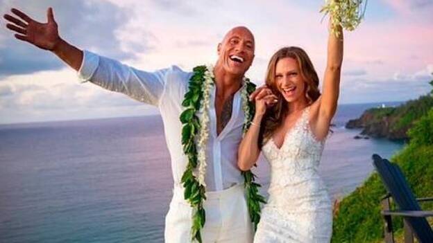 Dwayne Johnson se casa en secreto