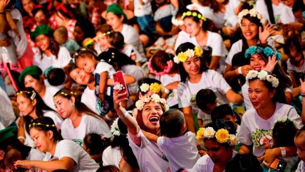 Concentración en Filipinas para fomentar la lactancia materna