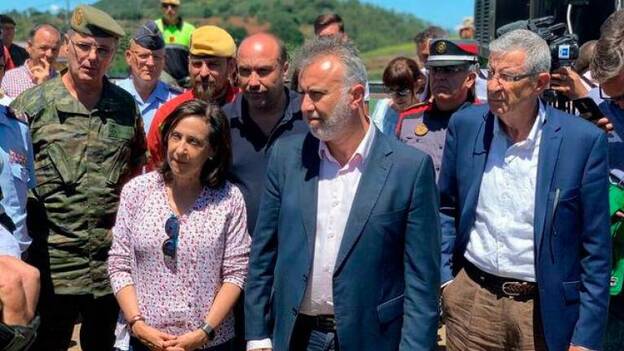 Siga la rueda de prensa sobre el incendio