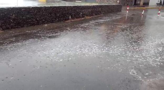 Tormenta africana sobre Gran Canaria