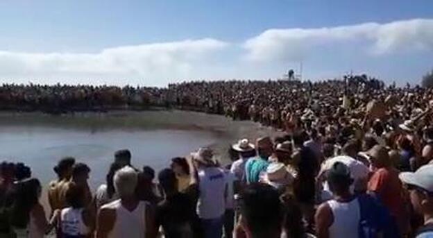 Marea humana en la ancestral fiesta de El Charco