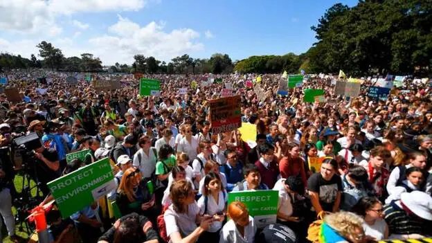 Masiva protesta mundial contra la crisis climática