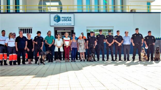 San Bartolomé de Tirajana estrena la Unidad Canina de la Policía Local