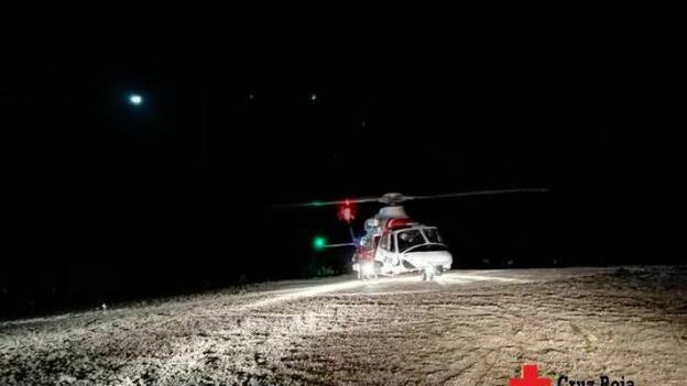 Rescate de tres senderistas en Taburiente