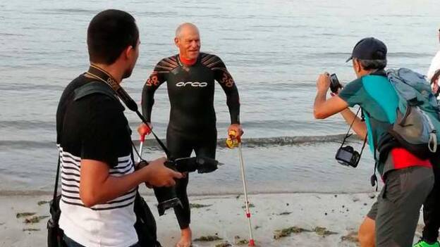 Fallece Carmelo Santana en su vuelta a nado por Gran Canaria