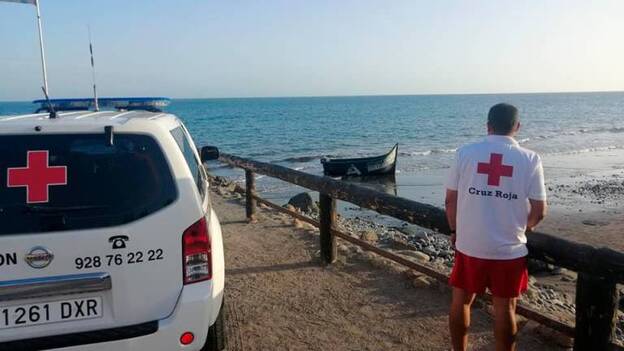 Llega una patera a Bahía Feliz