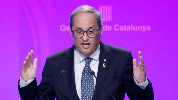 JxCat, ERC y CUP echan un pulso al TC y aluden a la autodeterminación