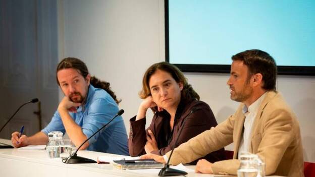 Iglesias y Colau piden un pacto entre Cataluña y España que incluya indultos