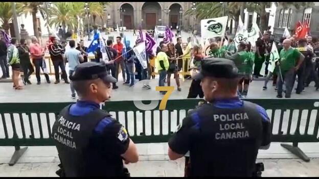 Los empleados del Ayuntamiento reclaman una solución a los impagos