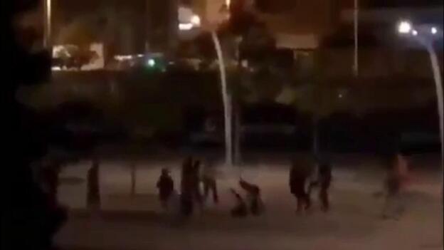 Violenta pelea de Badalona con catanas y machetes