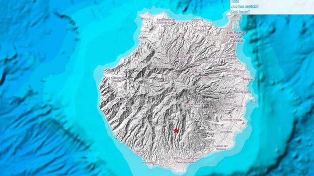 Registran dos terremotos en el sur de Gran Canaria