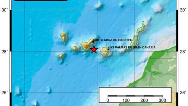 Seísmo de 2,1 grados en el Volcán de Enmedio