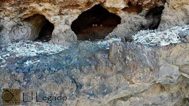 La mayor cueva funeraria  aborigen de Gran Canaria, hallada con un dron