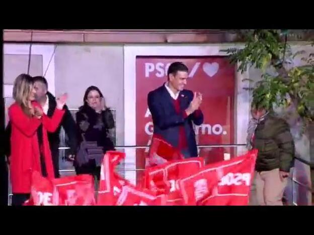 Sánchez: «Esta vez sí o sí vamos a conseguir un gobierno progresista»