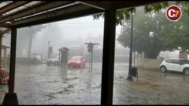 Niebla, lluvia y frío en la cumbre grancanaria