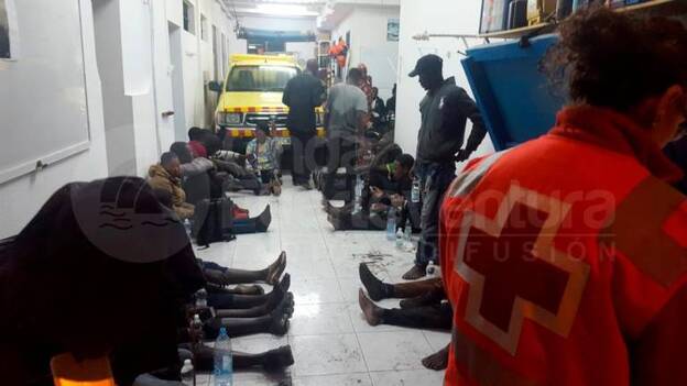 Llegan 57 migrantes a la Playa de Gran Tarajal