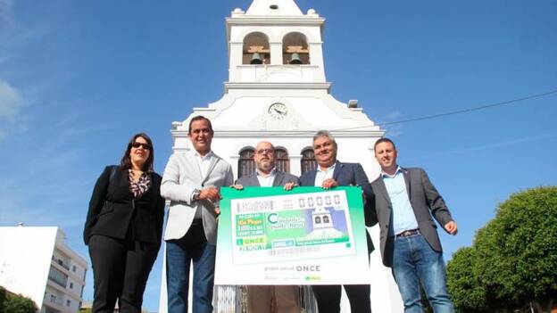 El reloj de la iglesia del Rosario protagoniza el cupón de la Once