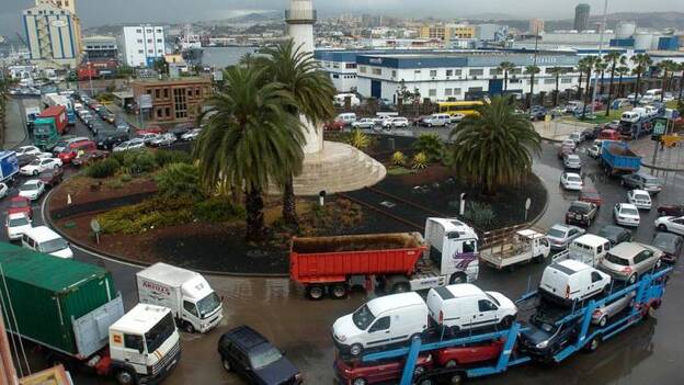 Dos nuevas salidas para aliviar el tráfico del Puerto de La Luz