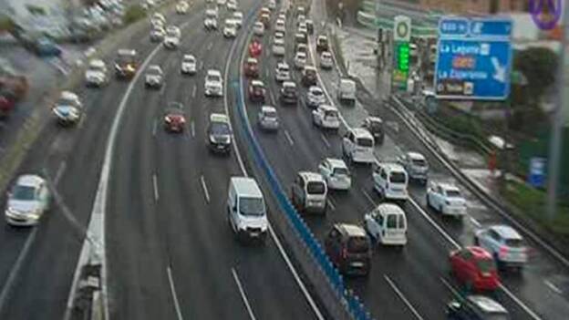 Desprendimientos y colapsos por la lluvia en Tenerife