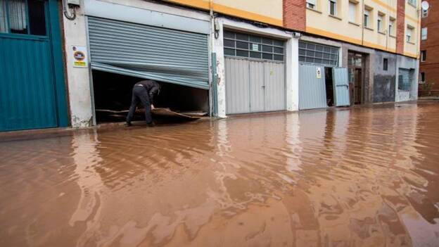Reinosa, inundada tras desbordarse el río Híjar
