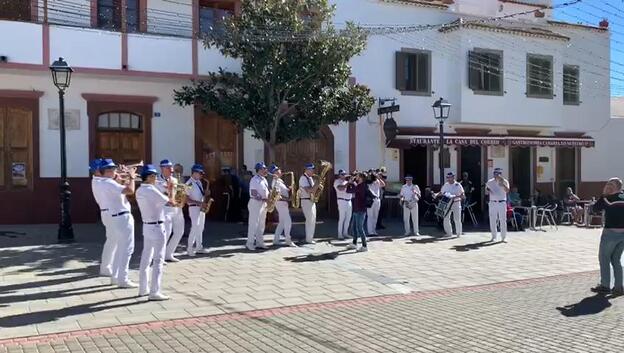 La suerte de Artenara, con la banda de Agaete