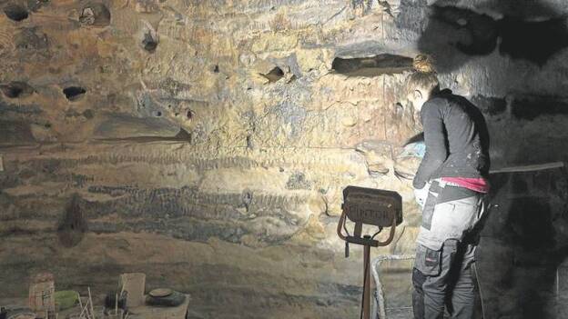 La réplica del templo aborigen de Risco Caído navega rumbo a la isla