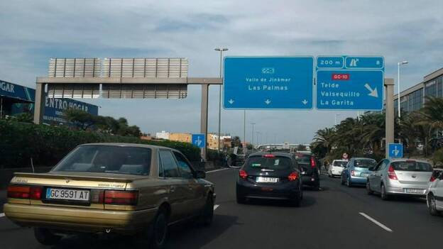 Tres heridos en un accidente en la GC-1