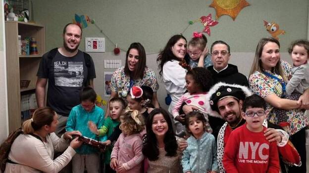 Entrañable visita a San Juan de Dios