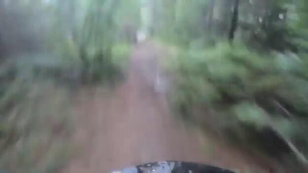 Brutal accidente en bici