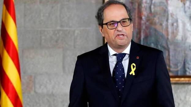 Torra pide el confinamiento de Cataluña a Europa