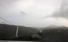 Llueve intensamente en Gran Canaria