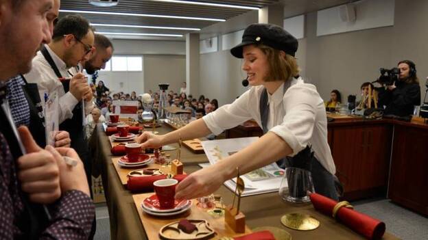 Sara Solanas, ganadora del VIII Campeonato Internacional de Baristas Profesionales IES de Foz 2020