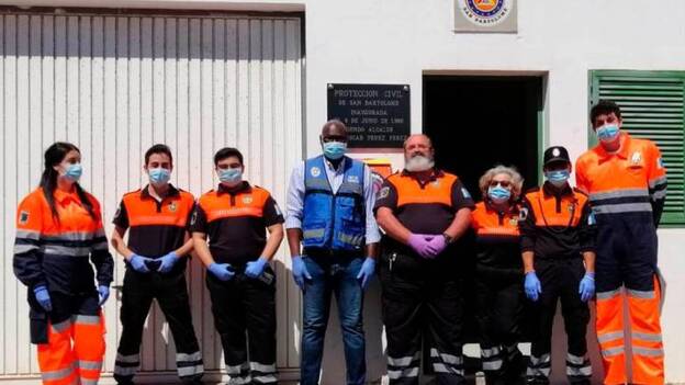 San Bartolomé reconoce a Protección Civil