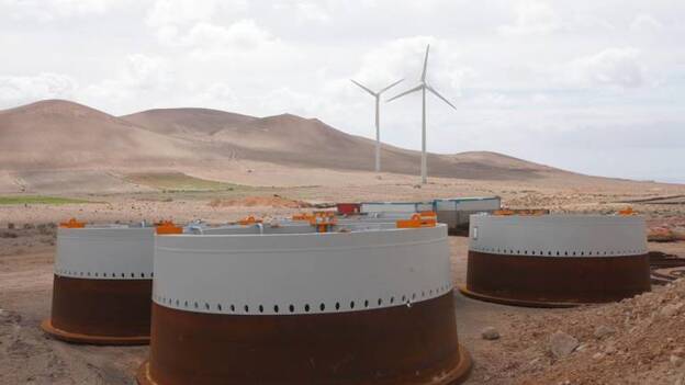 El parque eólico Arrecife depende del transporte de la maquinaria