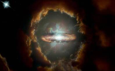 Descubren un disco giratorio masivo que cuestiona la formación de las galaxias