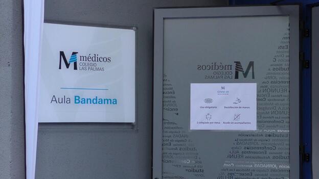 El Colegio de Médicos de Las Palmas hace test rápidos a sus colegiados