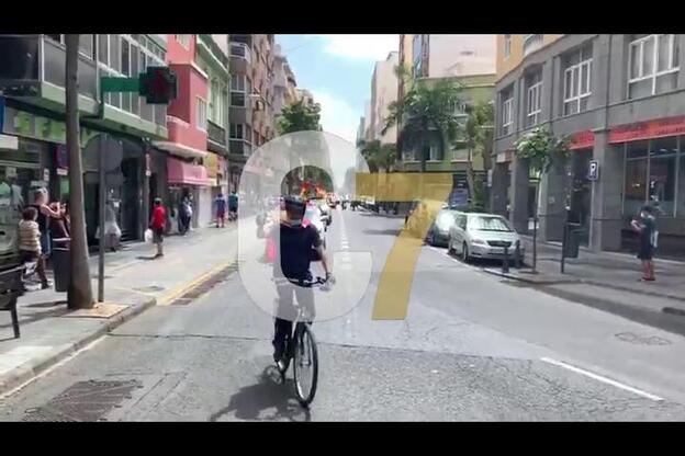 Protestas en las calles canarias contra el Gobierno