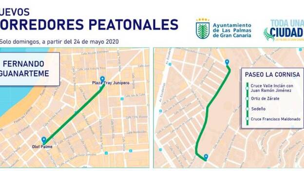 Fernando Guanarteme y el paseo de La Cornisa, para peatones