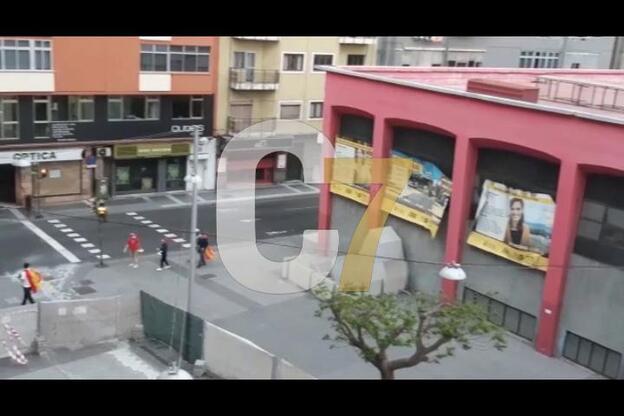 Otro día de protestas en la capital grancanaria